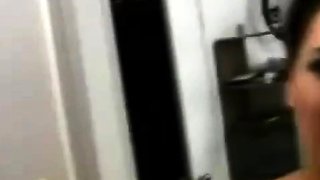 Big-Ass Brunette MILF Fucked in the Shower