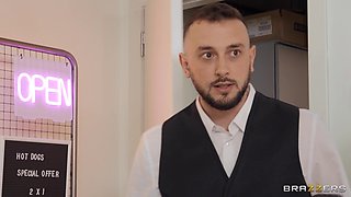 Interracial Anal in Cinema: Flicks, Anal Fucks and Popcorn Cumshots with BWC Jordi El Nino Polla and Tina Fire