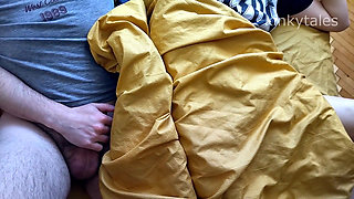 I Share a Bed with My Stepsister and Hear the Sounds of Sex Through the Wall. We Can't Sleep and Fucking Until I Creampie Her