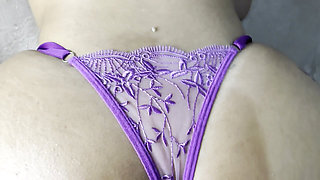 The Guy with the Big Dick Asked Me to Just Wear Panties and a Bra so He Could Fuck Me Completely