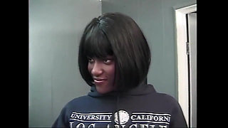 Young Black Slut Taken on the Street Ass Fucked and Cummed in Mouth