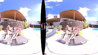 Blonde teens naughty public masturbation outdoors