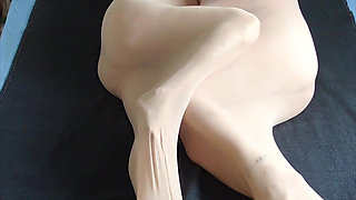 Nylon Encasement Test with Hot Naked Granny