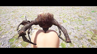 Alyx Vance Takes Monster Dick - Half Life Animation