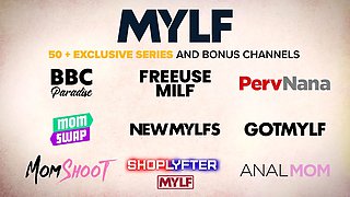 2 fresh cougar divorcees have their first stepson exchange and they hardcore enjoy it - momswap