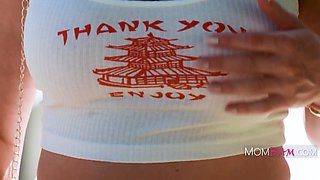 The COUGAR Hunter in High High-heeled slippers - Skylar Snow