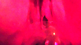 Musclemommy serves golden nectar in a glass