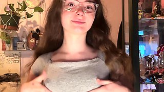 Cute teen anne solo anal masturbation