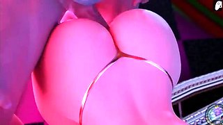 (4K) Adorable Girls Experience Intense Pleasure with Massive Rods in Hentai 3D