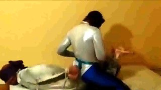 Spandex and hogtied (Amateur Femdom with Jade)