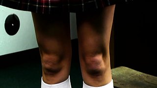 Red asses in this spanking fetish