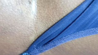 eating his wife up close