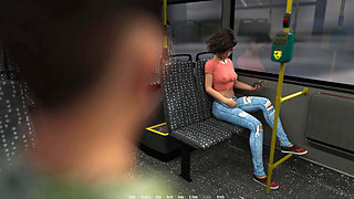 Anitas Internship - Gameplay - Roleplay - Exposing Tits in Bus and Interview