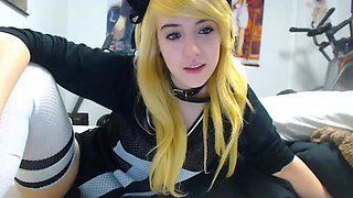 Emo Teen Becka Solo Webcam Masturbation Porn