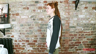 Emo Tattooed Teenager Bryla in Nude Video Casting Interview