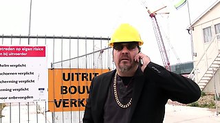 German brunette hardcore gangbang