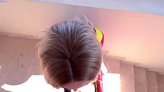 Amateur blonde for amazing hardcore