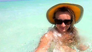 Swimming Naked in Cuba's Atlantic Ocean Waters