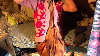 Indian Sangeeta Romantic Sex on the Floor and Gets Creampied