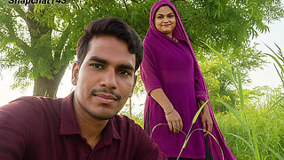 Indian desi tamil bhabhi and Injoy Outdoor Field By -Snapchat143