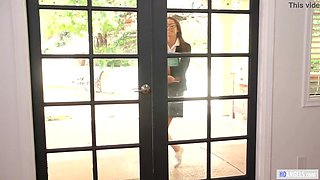 Nerdy tutor and her client lick each other out - Abella Danger and Avi Love