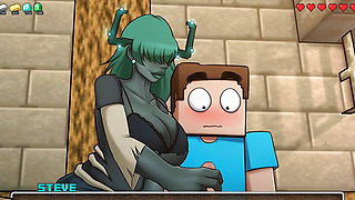 Minecraft Horny Craft - Part 42 Foot And Handjob! By LoveSkySan69