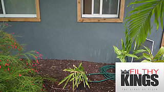 FILTHY KINGS - MILF Sydney Paige Fucked Hard by Voyeur Leo Valentino