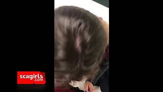 Pompino Interrazziale all'Intervallo con una Asiatica Amator