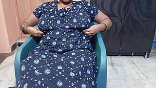 Indian Big Boobs Aunty Walk