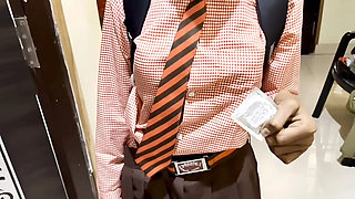 Indian Desi School Girl Doggy Style Sex with Condom - HotSihvani63 Cute Teen Fuck