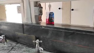 Magia Rosa Public Toilet Blowjob Fun - Amateur Brunette Spanish HD