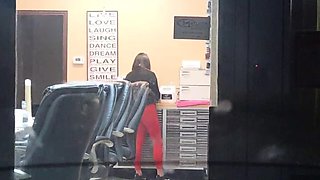 Close up teen foot worship