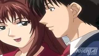 Hot Japanese MILF Teacher Fucks Students in Uncensored Hentai - Big Tits, Ahegao, X-Ray