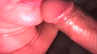 MILF Sucking and Sucking Cock Until It Comes on My Face I Masturbate in My Mouth and Swallow Milk