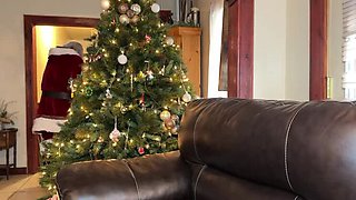 Naughty Redhead MILF Ms Kasbh Caught in Santa Cosplay Fucking Hard Doggie Style