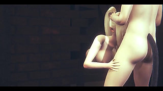 Naruto Hentai - Ino Gets Fucked in Mouth and Ass Through a Wall - Japanese Asian Manga Anime Film Game Porn