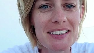 Blonde emo amateur solo masturbation