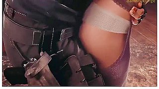 Ashlee Graham - Some Overtime Gets Her Butt Pounded By Resident Evil Leon Kennedy