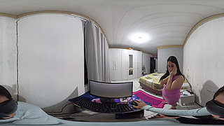 Lonely Housewife Can't Resist the Internet Technician and Makes Her Husband a Fool!