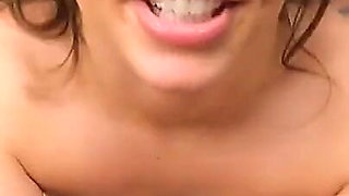 Hot Teen Was Craving Free Food, but the Security Guard Was Craving a Creampie