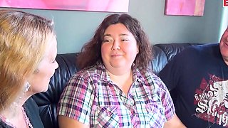 Chubby German Housewife Tries First Porn Casting