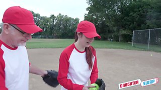 Baseball chick Taylor Blake is fucked darn great during swinger party