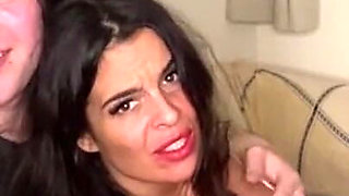 Latina Taped up Tight and Gagged with a Big Ballgag and Then with Big Tape Wrap Gag! (smaller Size)