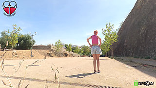 Exhibitionist Public Masturbation in the Historic City