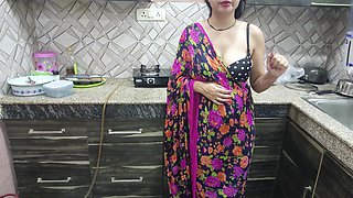 Bhabhi Alon at Home and Coming My Room to Fuck and Ride Hard Cock in Kitchen