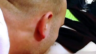 Horny ginger teen gets fucked in the ass by neighbors