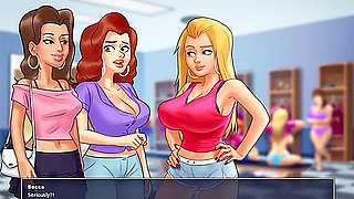 Summertime Alpha Bitch Fucked In Locker - Claustrophobic Sex With Car Toon