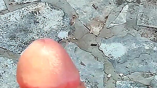 Dick Flash! We Got Caught! Teacher Handjob Nude at the Sea in Croatia! - Misscreamy