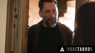 Stressed Avery Jane Gets Double Penetrated By Creepy Neighbor's Big Dick - Rough Anal & Secret Fucking