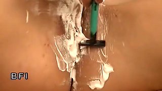 Dildo And Shaving Fun